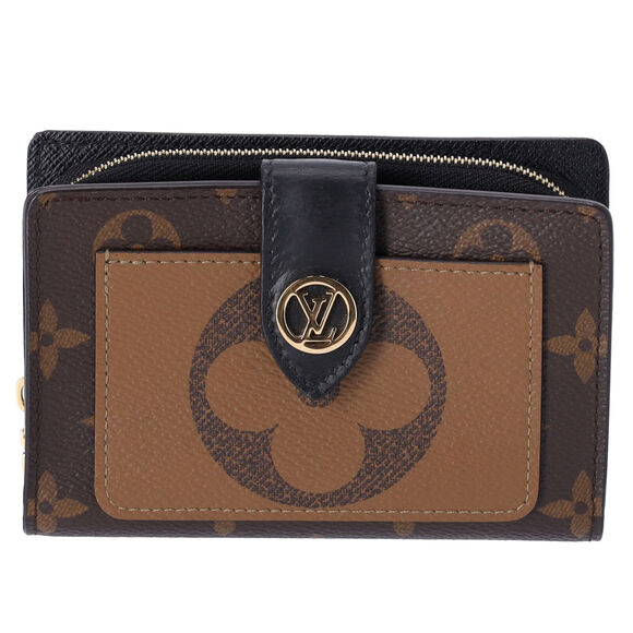 Louis Vuitton Juliette Compact Bifold Wallet Giant Reverse Monogram Brown M69432
